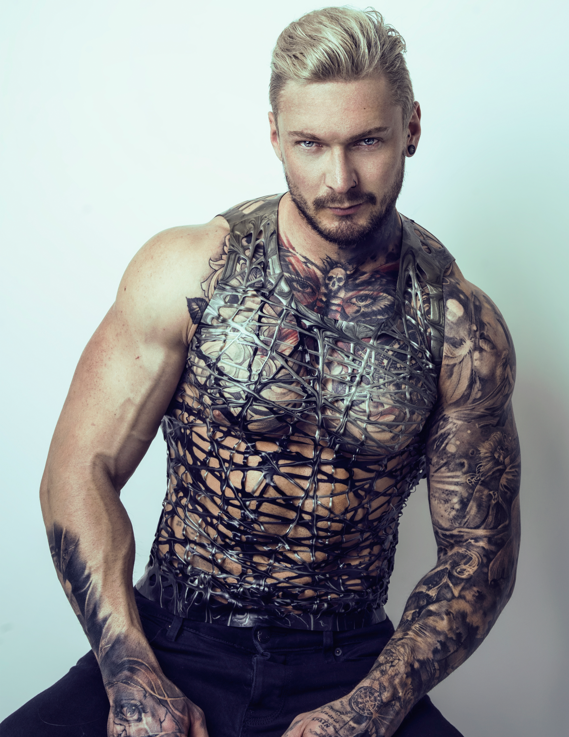 Mesh Latex Vest