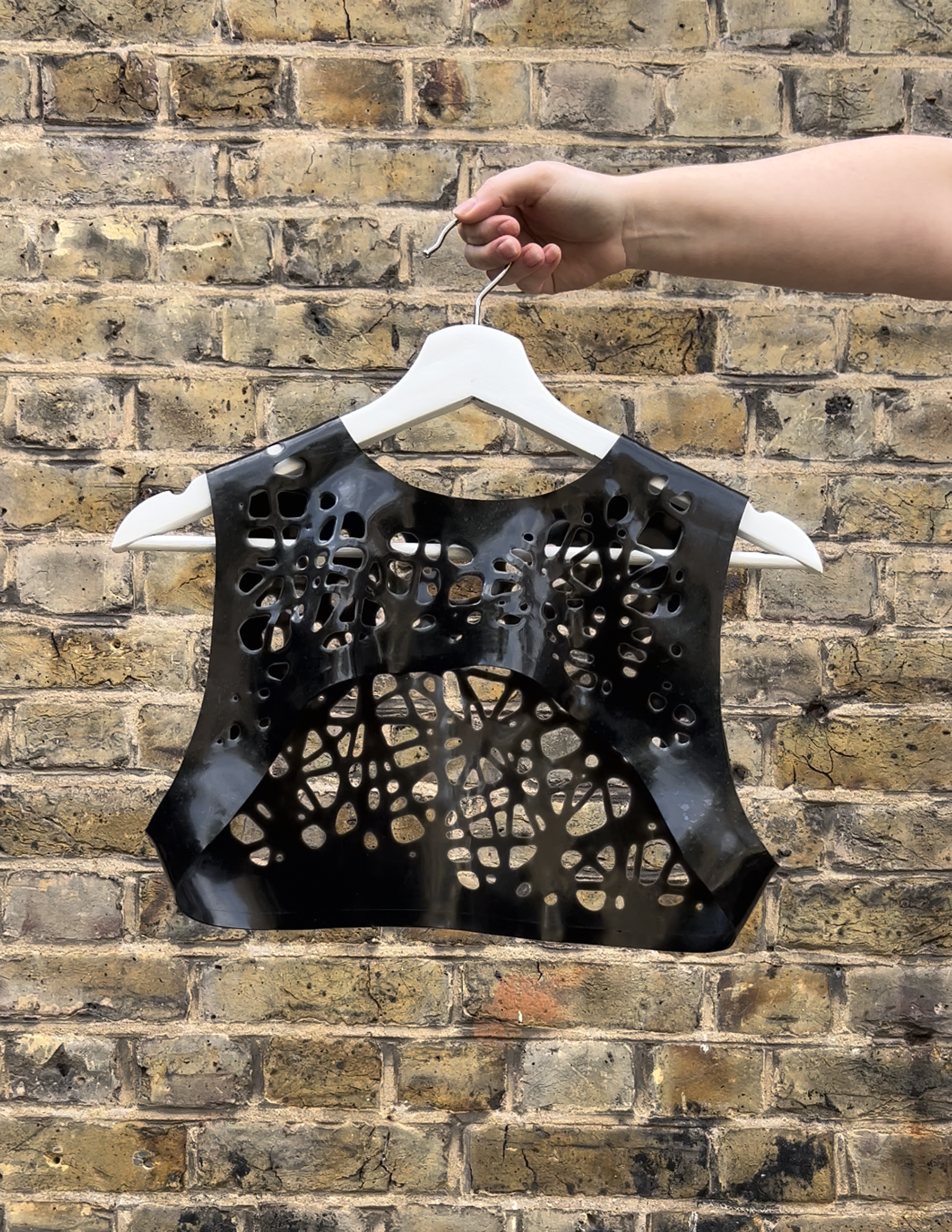 Mesh Latex NYM Crop Top - Ready to ship - Image 2