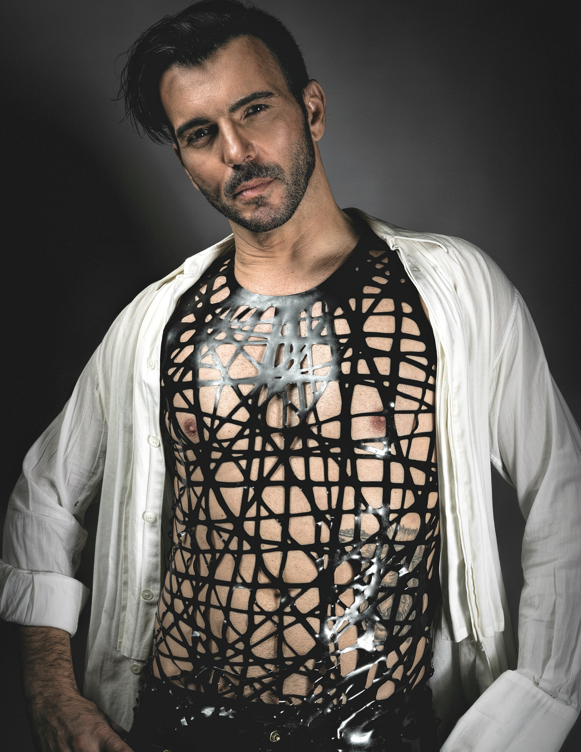 Mesh Latex Vest - Ready to ship