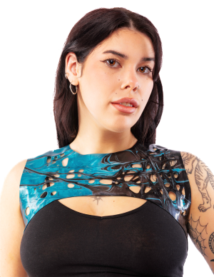 Marble Latex Nym Top